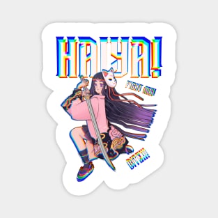 Haiya anime girl Magnet