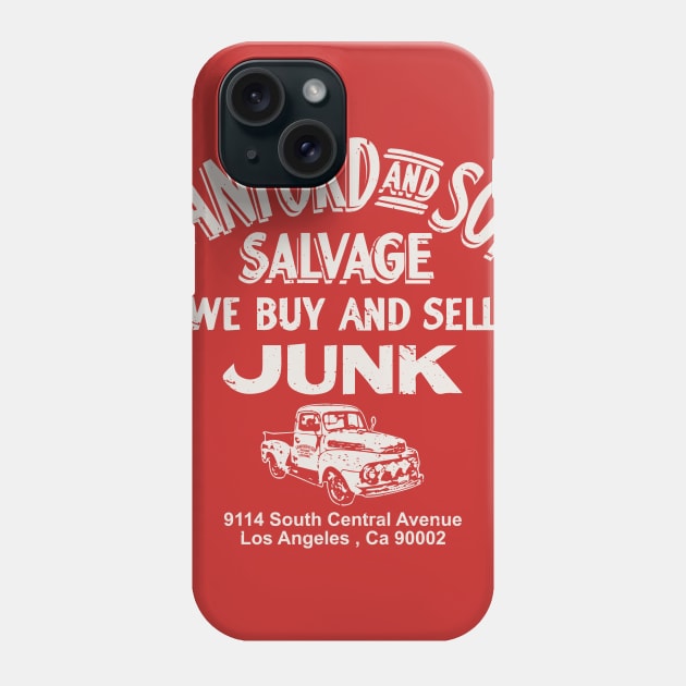 Sanford & Son We Buy & Sell Junk Distressed Phone Case by Alema Art