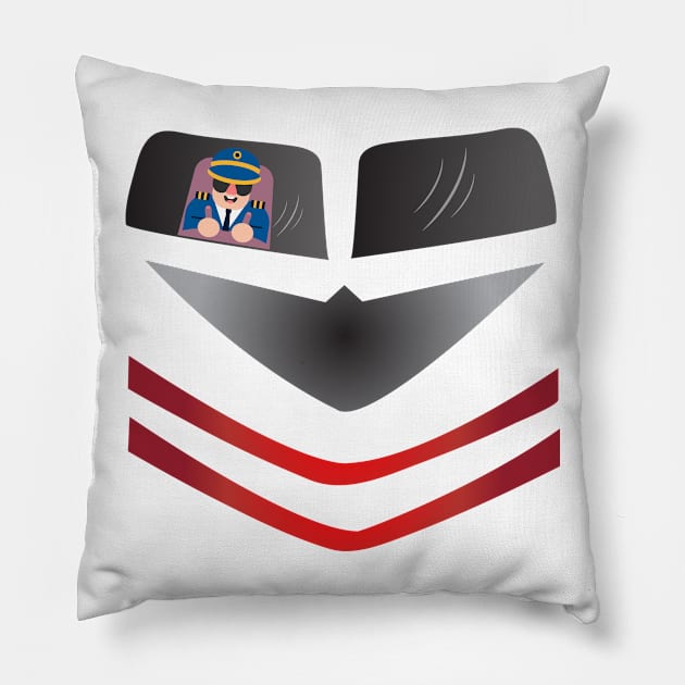 Airplanes Gift For Pilot Pillow by macshoptee