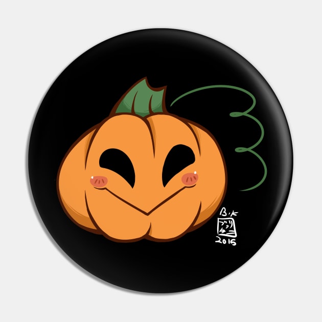 Moe Moe Pumpkin-Chan Pin by LeafBunnyStudios
