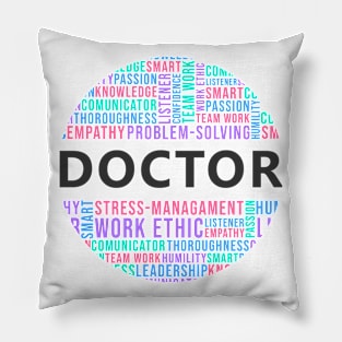 Doctor Skills gift idea white Pillow