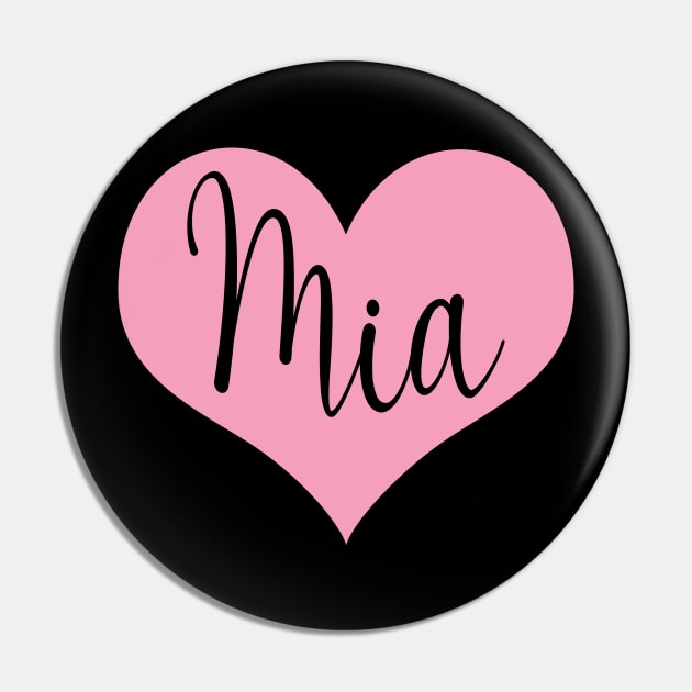 First name mia Pin by Die Designwerkstatt