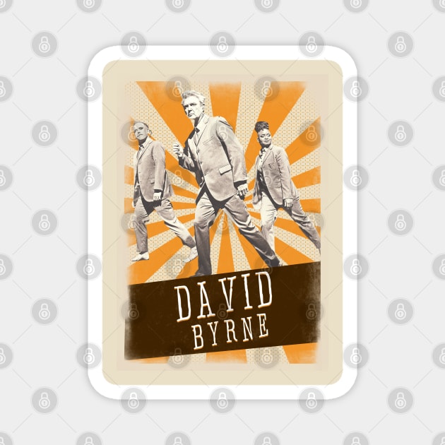 Vintage Aesthetic David Byrne Dancing Magnet by SkulRose