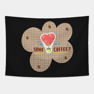 Coffee Is My Valentine Tapestry