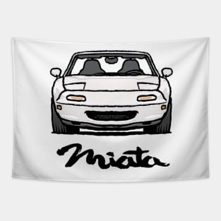 MX5 Miata NA White Tapestry