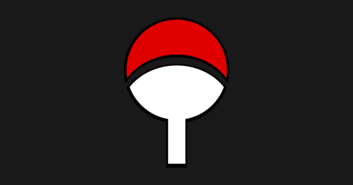 Uchiha Clan Symbol - Art - T-Shirt | TeePublic