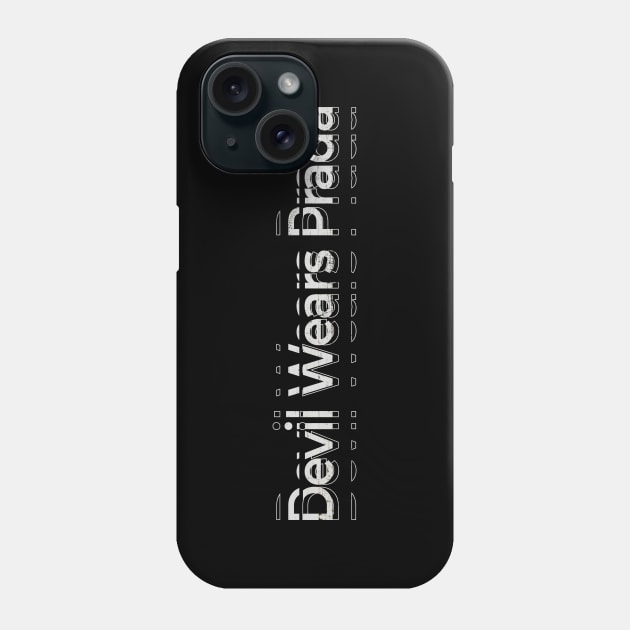 Devil Wears Prada Kinetic Typography Phone Case by SGA