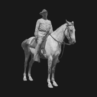 Colonel Theodore Roosevelt On Horseback - New York - 1898 T-Shirt