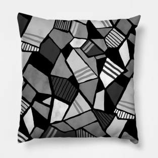 Black and White Matisse Geometry Pillow