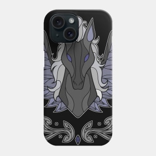 Black Pegasus Phone Case