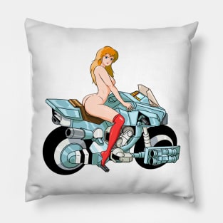 Girl bike Pillow