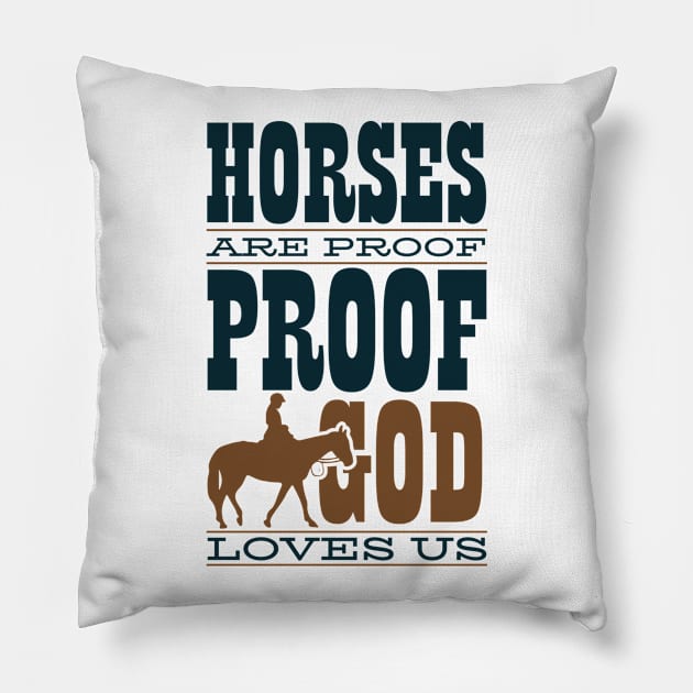 Ride Horse Horse racing Pony horseman equine Pillow by Jimmyson