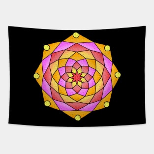 Bright & Colorful Mandala Tapestry