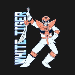 DBZ x MMPR Mashup: White Tiger T-Shirt