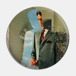 Personal Touch - Surreal/Collage Art Pin