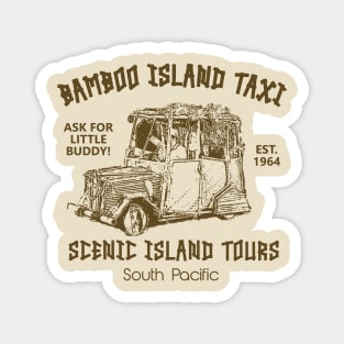 Bamboo Island Taxi - Gilligan's Island Magnet