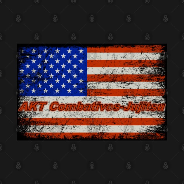 American Flag AKT Combatives Jujitsu by AKTionGear