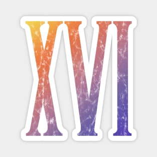 Final Fantasy XVI Roman Numerals Magnet