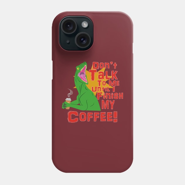 Raptors and Coffee Phone Case by SakuraDragon