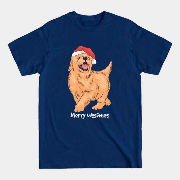 Disover Cute Yellow Lab Dog puppy Christmas Labrador Retriever - Cute Yellow Lab Dog Puppy Christmas - T-Shirt