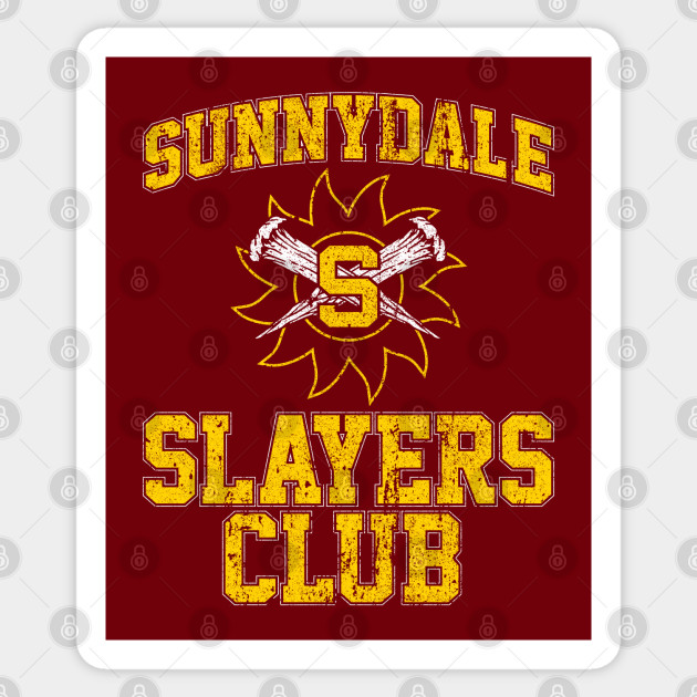 Get Wallpaper Sunnydale Slayers Club Buffy Sticker Teepublic Uk For Android Free