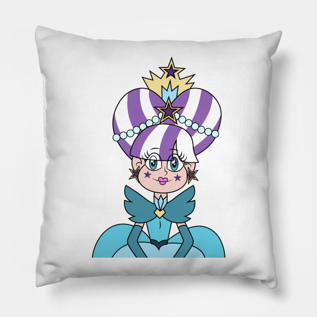 Queen Twilight Velvet Pillow by CloudyGlow