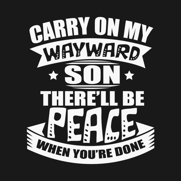 Carry on my wayward son Supernatural inspired by rotesirrlicht