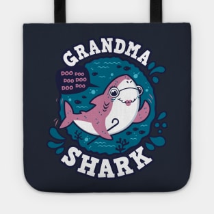 Grandma Shark (trace) Tote