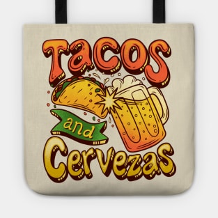 Tacos And Cervezas - Taco Tuesday Celebration Tote