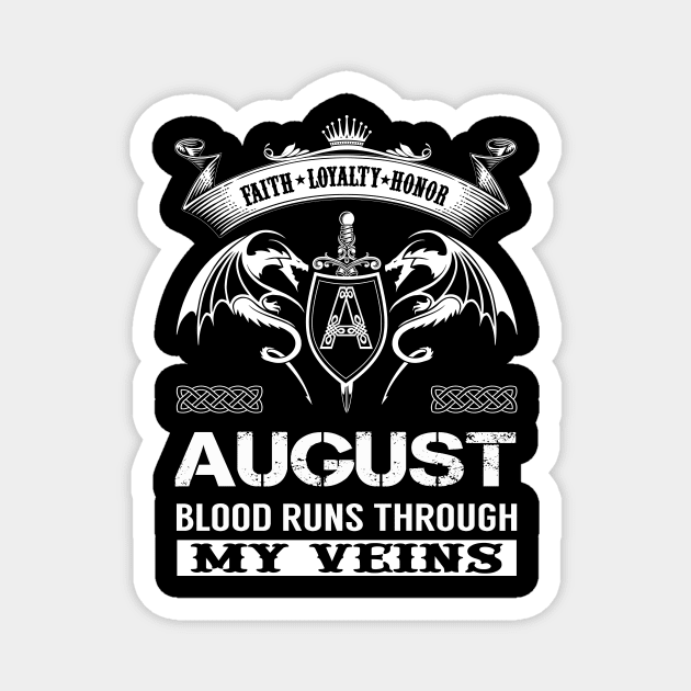 AUGUST Magnet by Linets