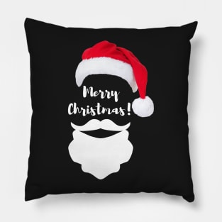 Funny Santa Beard Costume - White Fake Beard Christmas - Santa Claus Beard Costume - Merry Christmas Everyone Santa Pillow