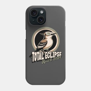 Northern Mockingbird Total Eclipse 2024 Phone Case