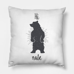 Hibernation design.  Hi Bear Nate Pillow