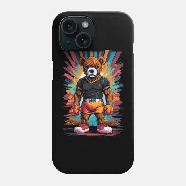 Boxer teddy bear Phone Case by Majkel&Majkel