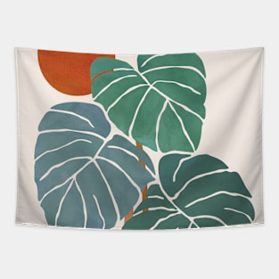 Monstera and Sunshine Tapestry