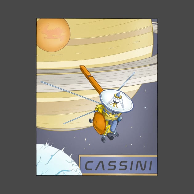 Cassini Spacecraft Illustration by stacreek