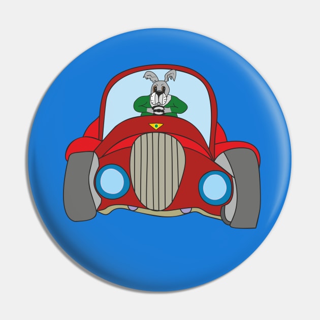 Dog driver Pin by Alekvik