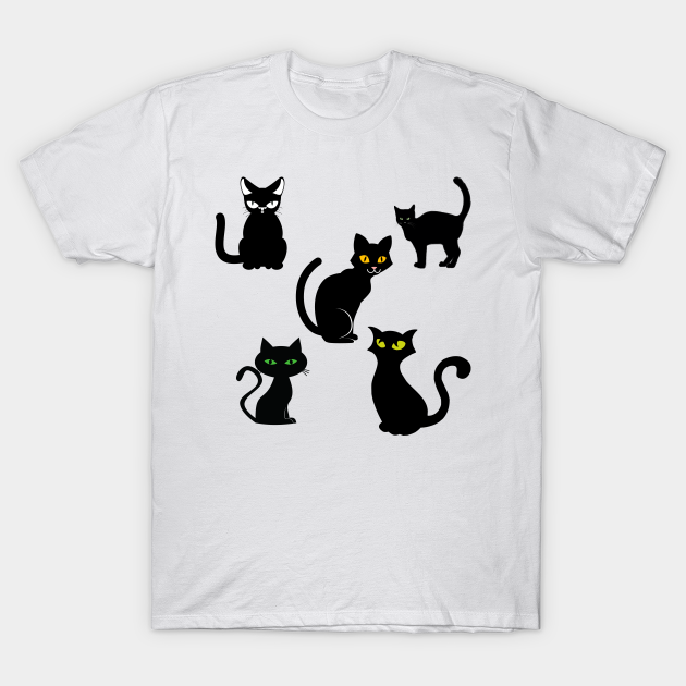 Discover BLACK CATS PACK MEME - Black Cat - T-Shirt