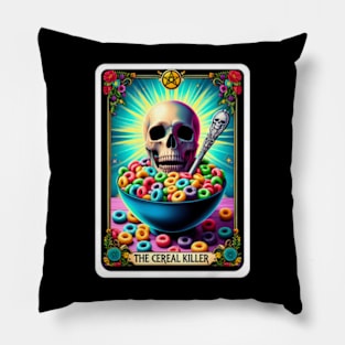 The Cereal Killer Tarot Card Pillow