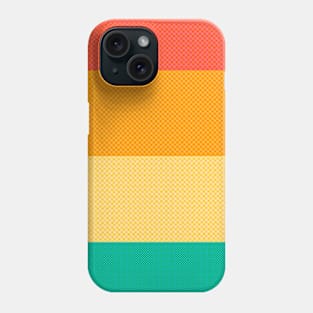 Colorful Abstract 70s 80s Style Retro Stripes Phone Case