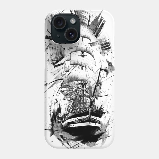 Ship Time Phone Case by hitext