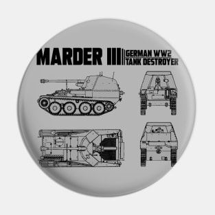 MARDER III TANK DESTROYER Pin