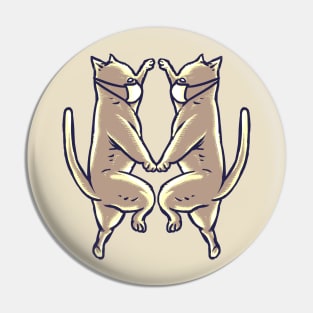 Dancing Cats Pin