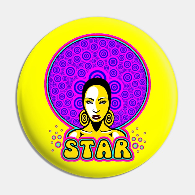 Seventies Star Pin by Maxsomma