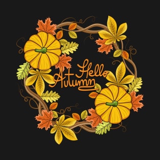 Hello Autumn - Wreath T-Shirt