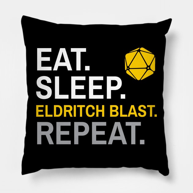 D&D Warlock Eldritch Blast Pillow by Sunburst
