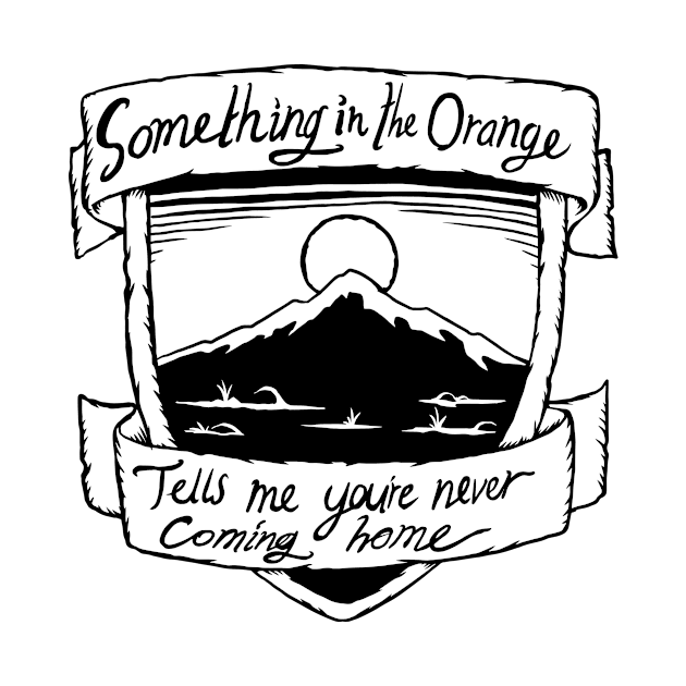 Something in the Orange - Zach Bryan - Illustrated Lyrics by bangart