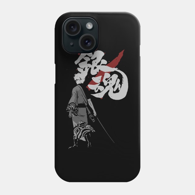 Sakata Gintoki Phone Case by fuzyclae