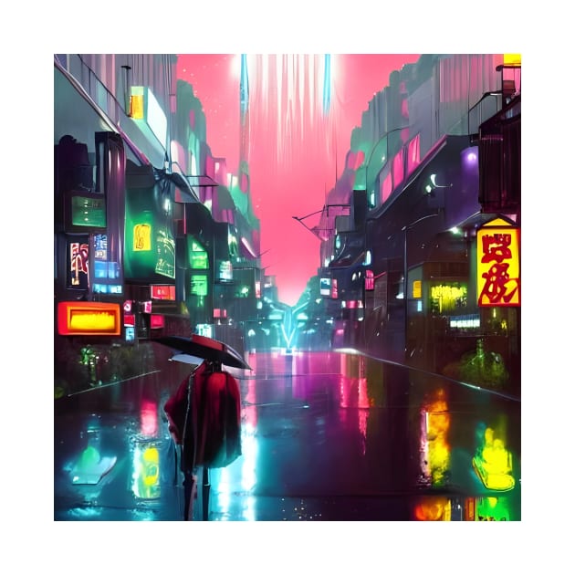 Neon Tokyo - Night Lights - Unrealistic by Trendy-Now
