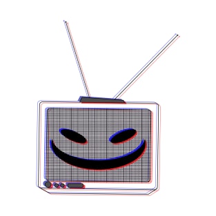 creepy broken TV T-Shirt